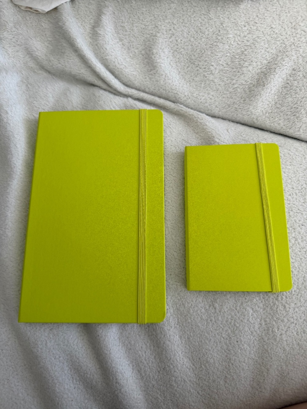Moleskine Classic Hardcover Notebook Bundle in Lemon Green